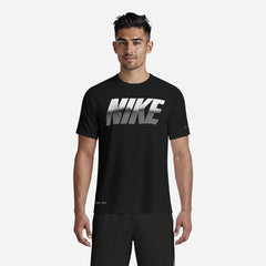 Áo Bơi Chống Nắng Nam Nike Swim Hydroguard Short Sleeve - Đen - Supersports Vietnam
