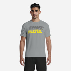 Áo Bơi Chống Nắng Nam Nike Swim Hydroguard Short Sleeve - Xám - Supersports Vietnam