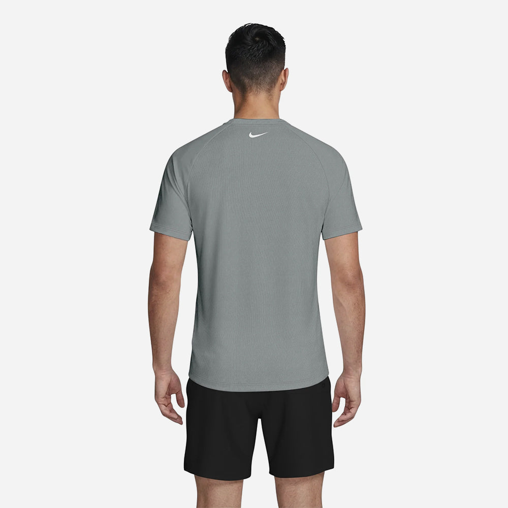 Áo Bơi Chống Nắng Nam Nike Swim Hydroguard Short Sleeve - Xám - Supersports Vietnam