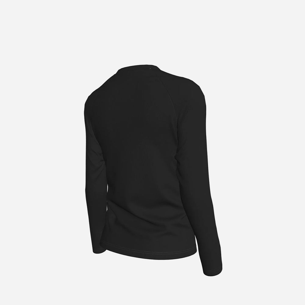 Áo Bơi Chống Nắng Bé Gái Nike Swim Long Sleeve Hydroguard - Đen - Supersports Vietnam