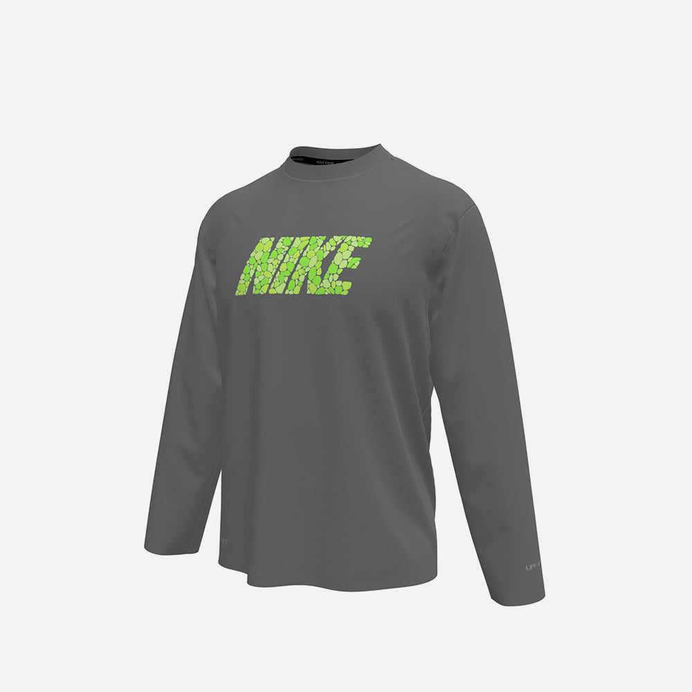 Áo Bơi Chống Nắng Bé Trai Nike Swim Hydroguard Dri-Fit Uv Long Sleeve - Xám - Supersports Vietnam