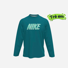 Áo Bơi Chống Nắng Bé Trai Nike Swim Hydroguard Dri-Fit Uv Long Sleeve - Xanh Dương - Supersports Vietnam
