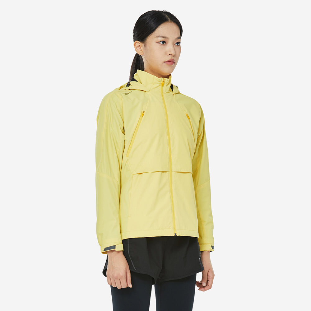 Áo Khoác Thể Thao Nữ Prospecs 2Layer Hooded Running - Vàng - Supersports Vietnam