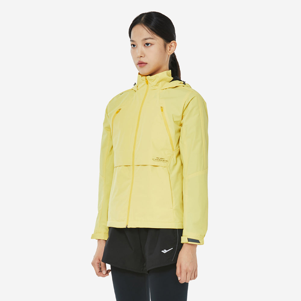 Áo Khoác Thể Thao Nữ Prospecs 2Layer Hooded Running - Vàng - Supersports Vietnam