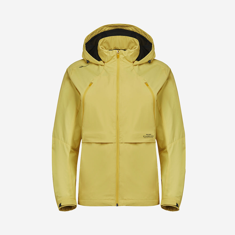 Áo Khoác Thể Thao Nữ Prospecs 2Layer Hooded Running - Vàng - Supersports Vietnam