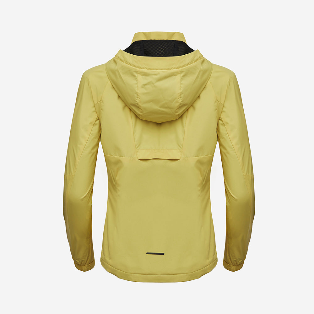Áo Khoác Thể Thao Nữ Prospecs 2Layer Hooded Running - Vàng - Supersports Vietnam