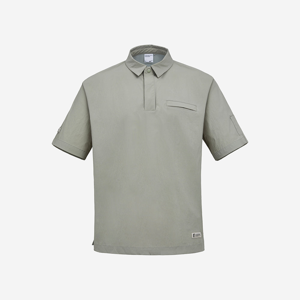Áo Polo Nam Prospecs Woven - Xám - Supersports Vietnam