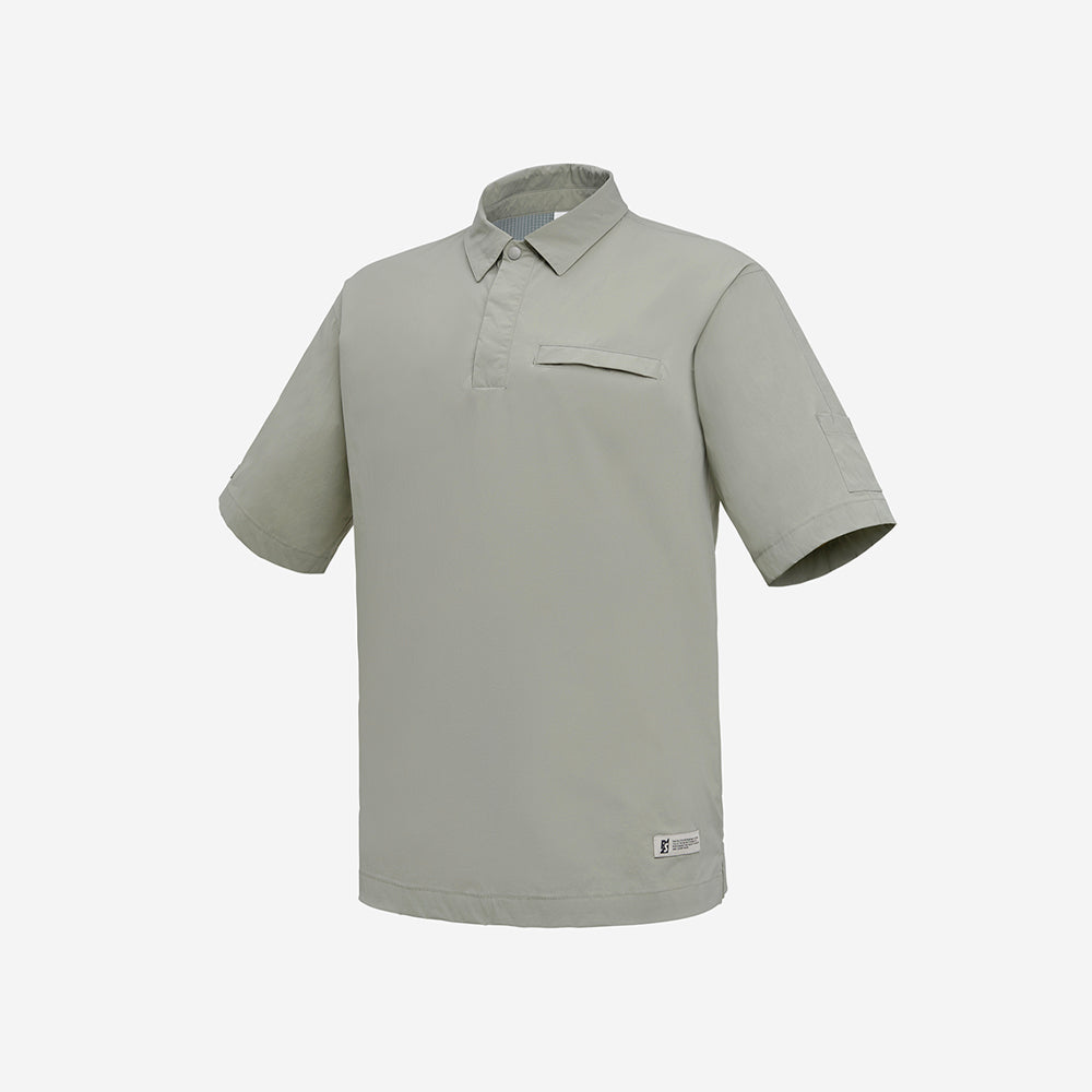 Áo Polo Nam Prospecs Woven - Xám - Supersports Vietnam