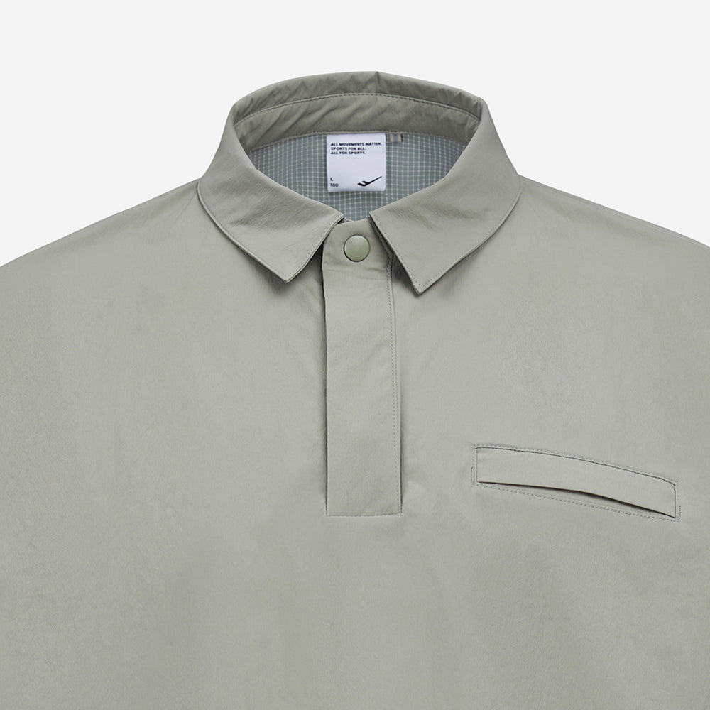 Áo Polo Nam Prospecs Woven - Xám - Supersports Vietnam