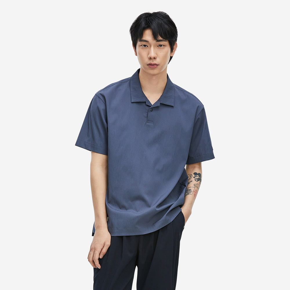 Áo Polo Nam Prospecs Crinkle - Xanh Navy - Supersports Vietnam