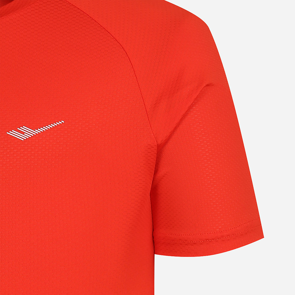 Áo Tay Ngắn Nam Prospecs Full Mesh Sleeve Mt-M931 - Đỏ - Supersports Vietnam