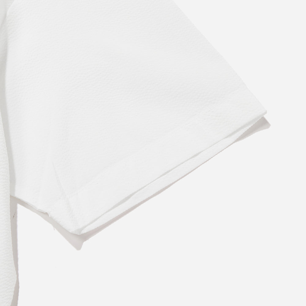 Áo Polo Tay Ngắn Nam Prospecs Seersucker Sleeve Shirt Mt-X491 - Trắng - Supersports Vietnam