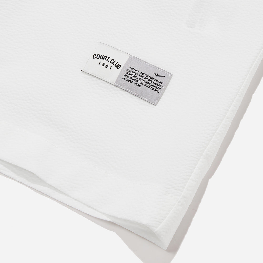 Áo Polo Tay Ngắn Nam Prospecs Seersucker Sleeve Shirt Mt-X491 - Trắng - Supersports Vietnam
