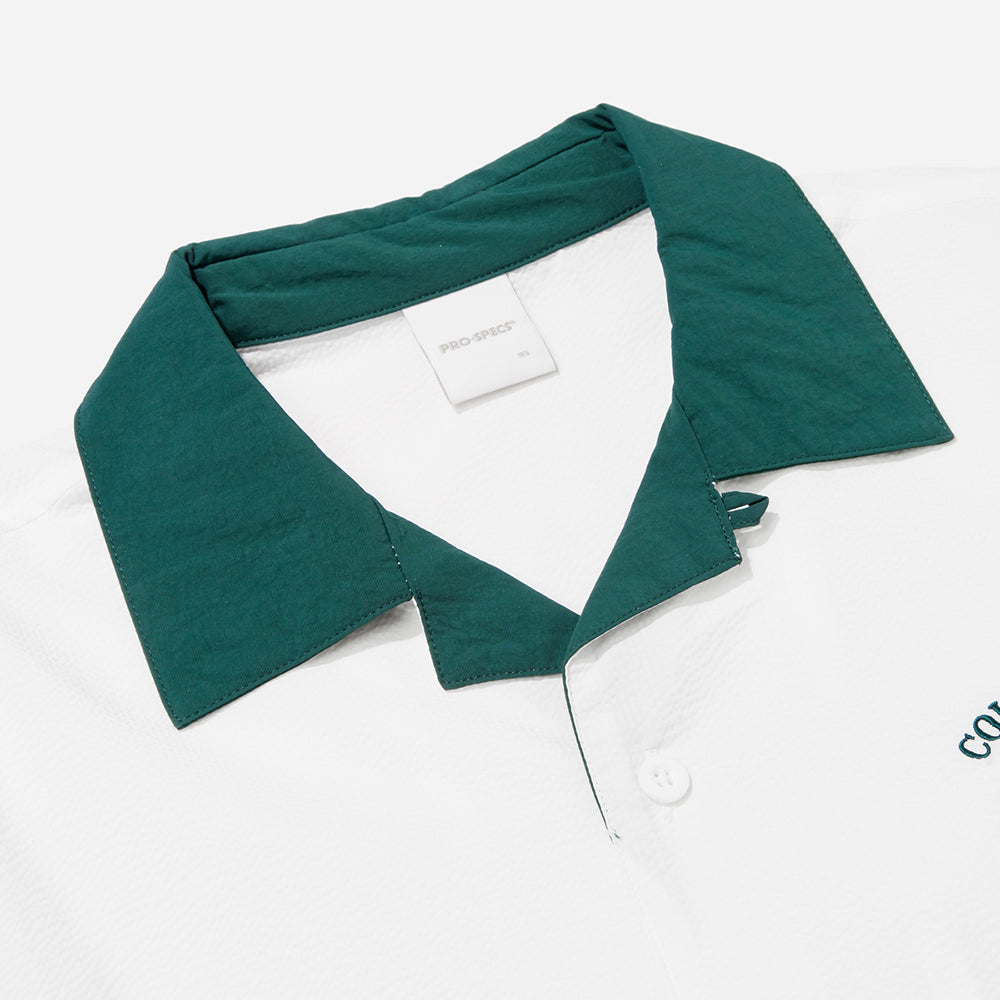 Áo Polo Tay Ngắn Nam Prospecs Seersucker Sleeve Shirt Mt-X491 - Trắng - Supersports Vietnam