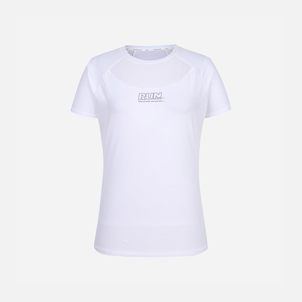 Áo Tay Ngắn Nữ Prospecs Mesh Block Sleeve Wt-M911 - Trắng - Supersports Vietnam