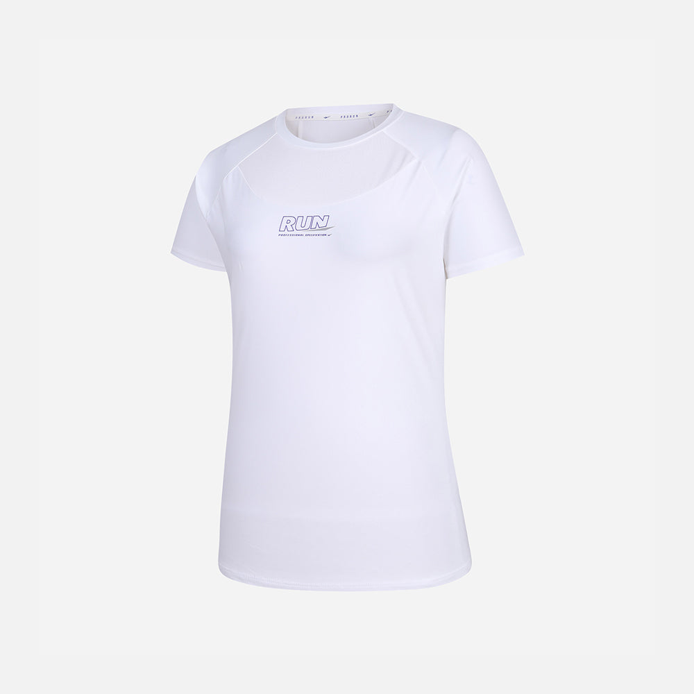 Áo Tay Ngắn Nữ Prospecs Mesh Block Sleeve Wt-M911 - Trắng - Supersports Vietnam