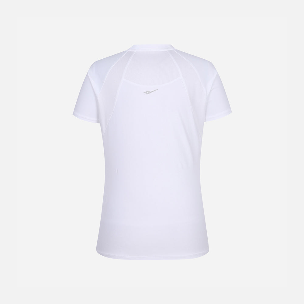 Áo Tay Ngắn Nữ Prospecs Mesh Block Sleeve Wt-M911 - Trắng - Supersports Vietnam