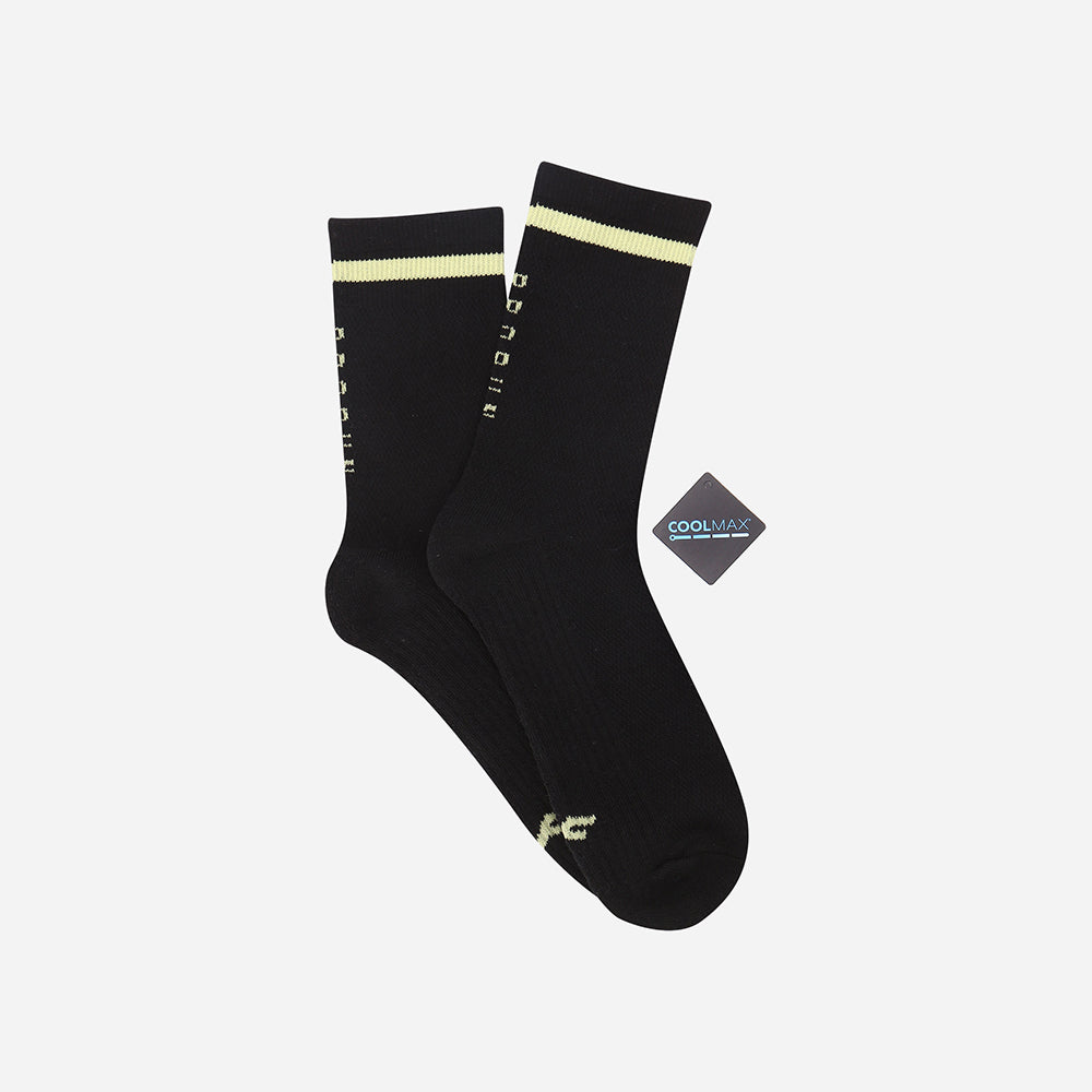 Vớ Thể Thao Prospecs Performance Cushioning Coolmax Running Crew - Đen - Supersports Vietnam