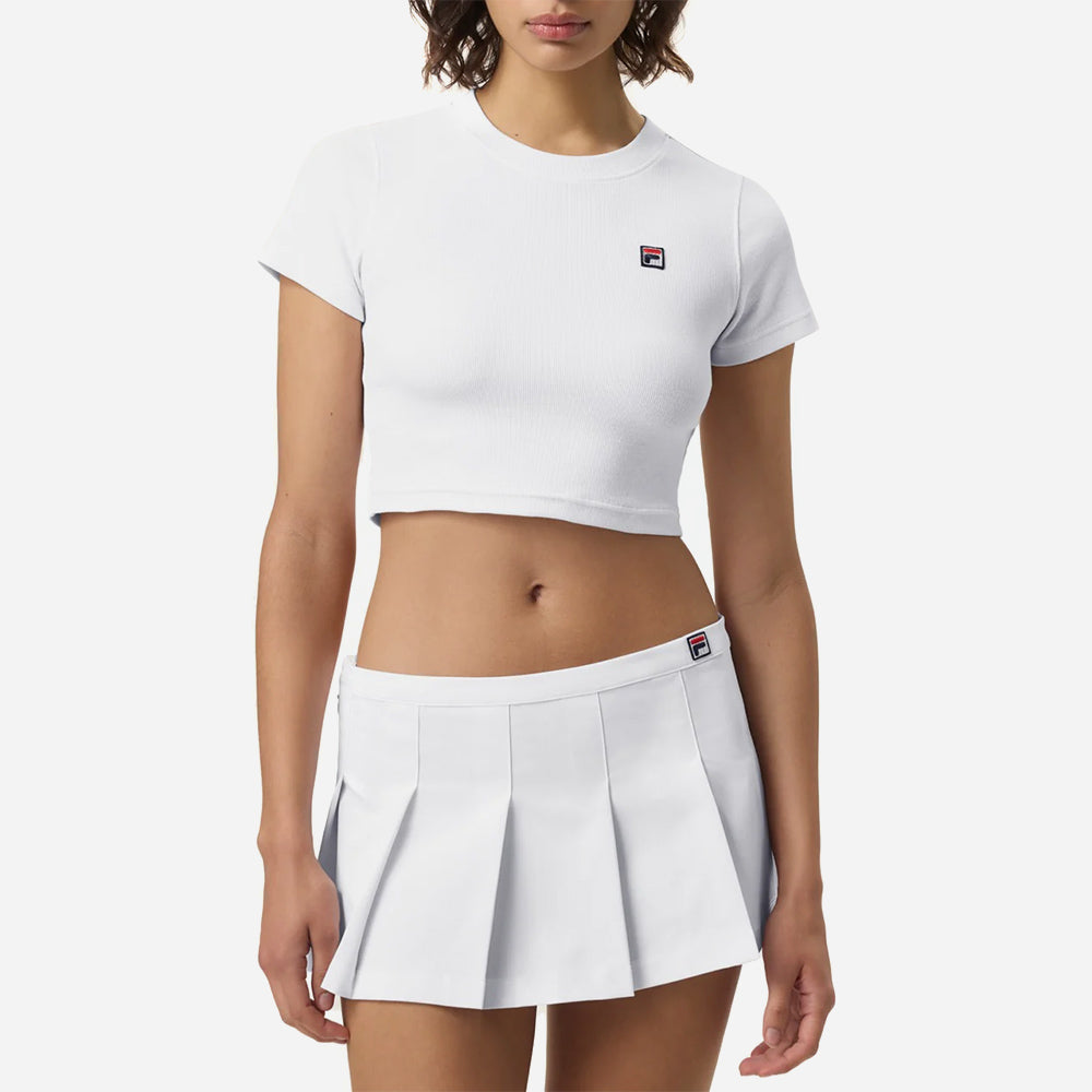 Áo Thun Nữ Fila Hailey Bieber Baby - Trắng - Supersports Vietnam