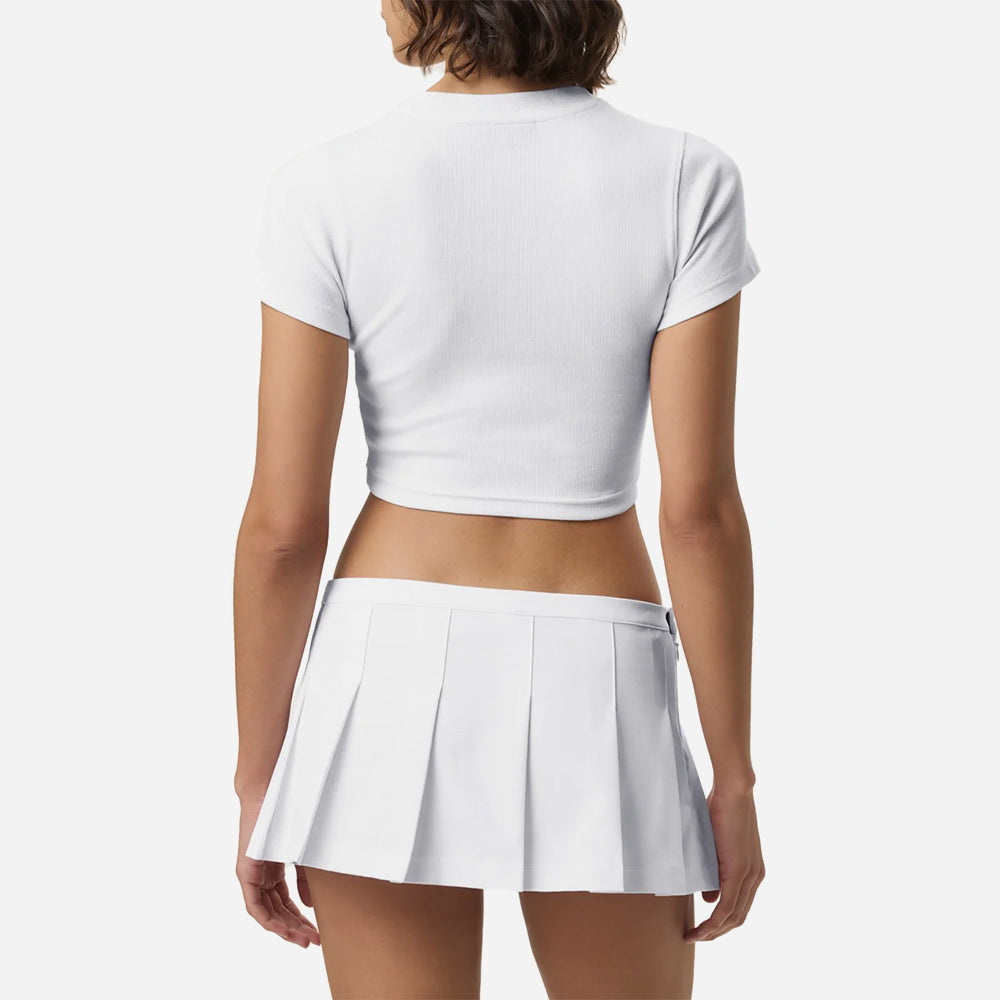 Áo Thun Nữ Fila Hailey Bieber Baby - Trắng - Supersports Vietnam