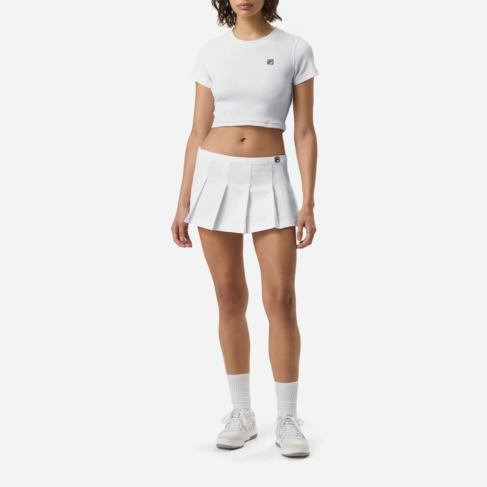 Áo Thun Nữ Fila Hailey Bieber Baby - Trắng - Supersports Vietnam