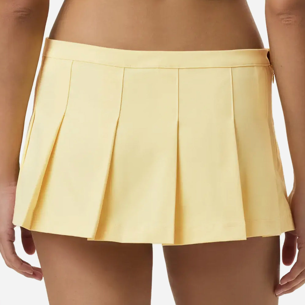 Chân Váy Nữ Fila Hailey Bieber Pleated - Vàng - Supersports Vietnam