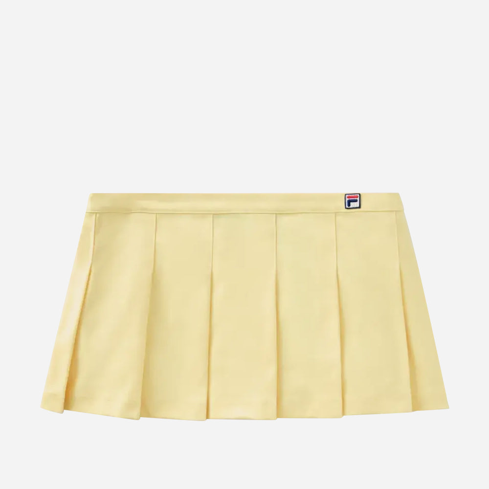 Chân Váy Nữ Fila Hailey Bieber Pleated - Vàng - Supersports Vietnam