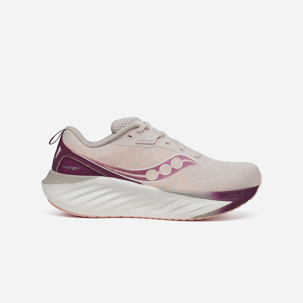 Women's Saucony Triumph 22 Running Shoes Pink - Main Image