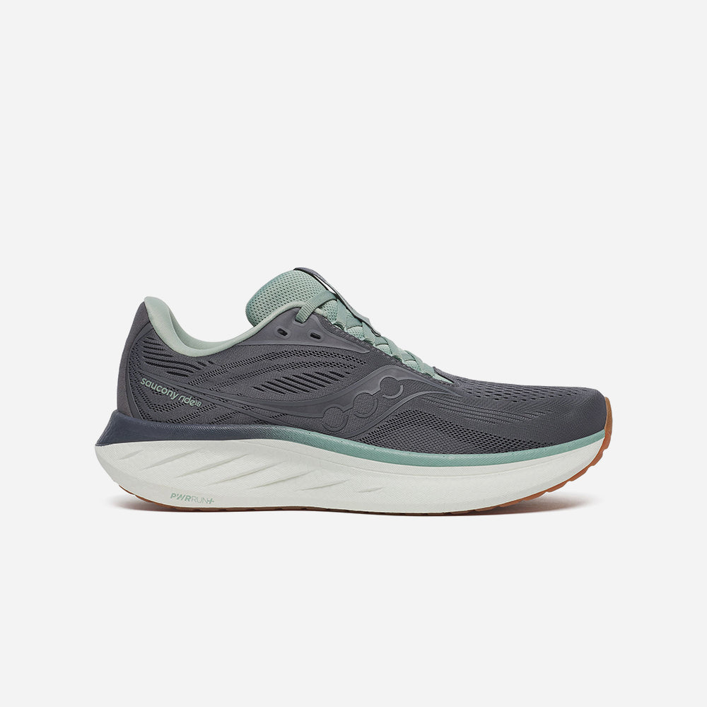 Giày Chạy Bộ Nam Saucony Ride 18 - Xám - Supersports Vietnam