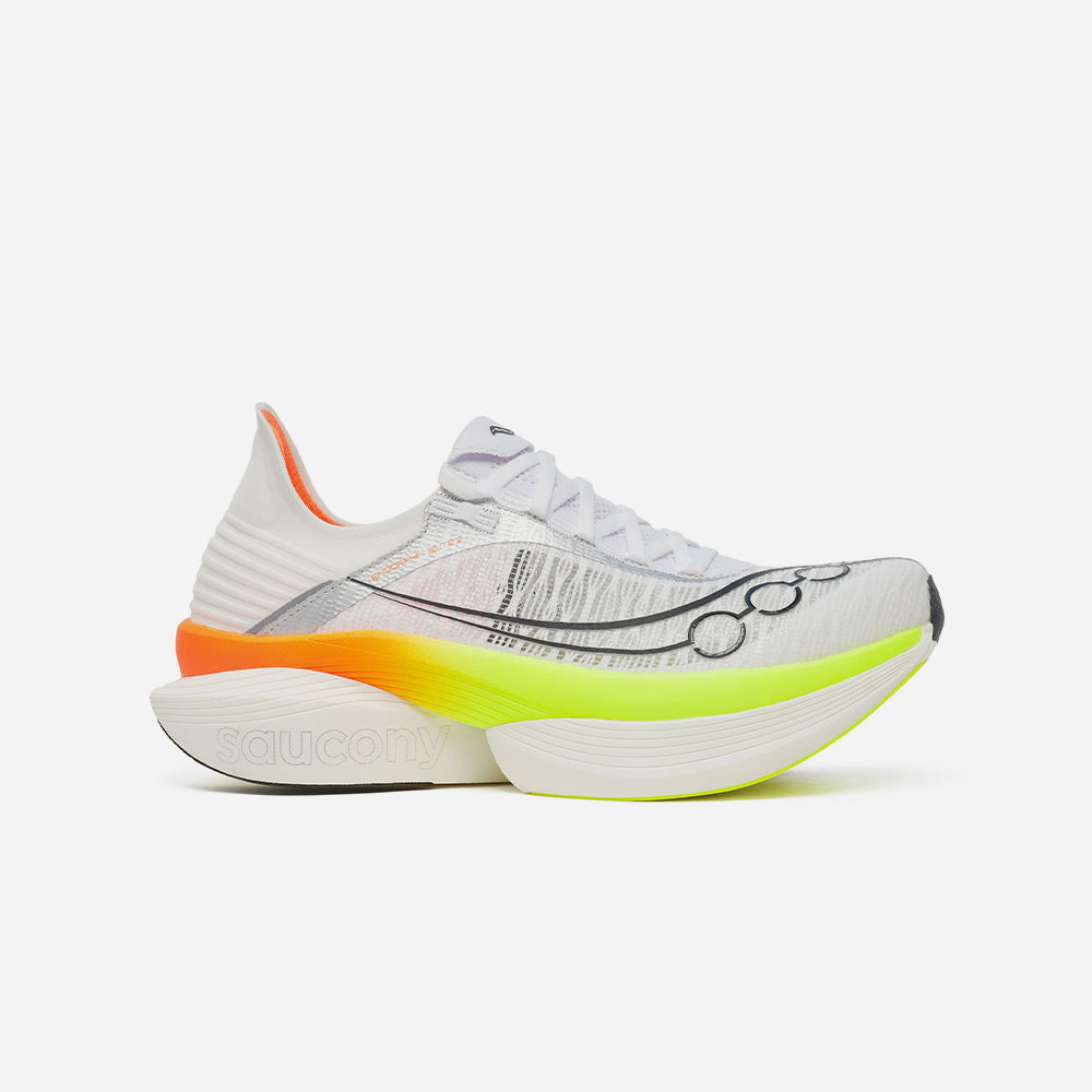 Giày Chạy Bộ Unisex Saucony Endorphin Elite 2 - Trắng - Supersports Vietnam