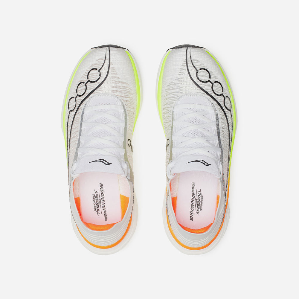 Giày Chạy Bộ Unisex Saucony Endorphin Elite 2 - Trắng - Supersports Vietnam