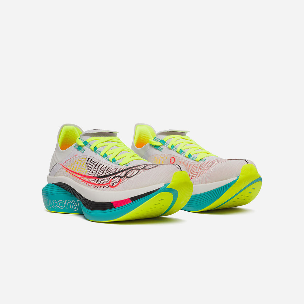 Giày Chạy Bộ Unisex Saucony Endorphin Elite 2 - Trắng - Supersports Vietnam