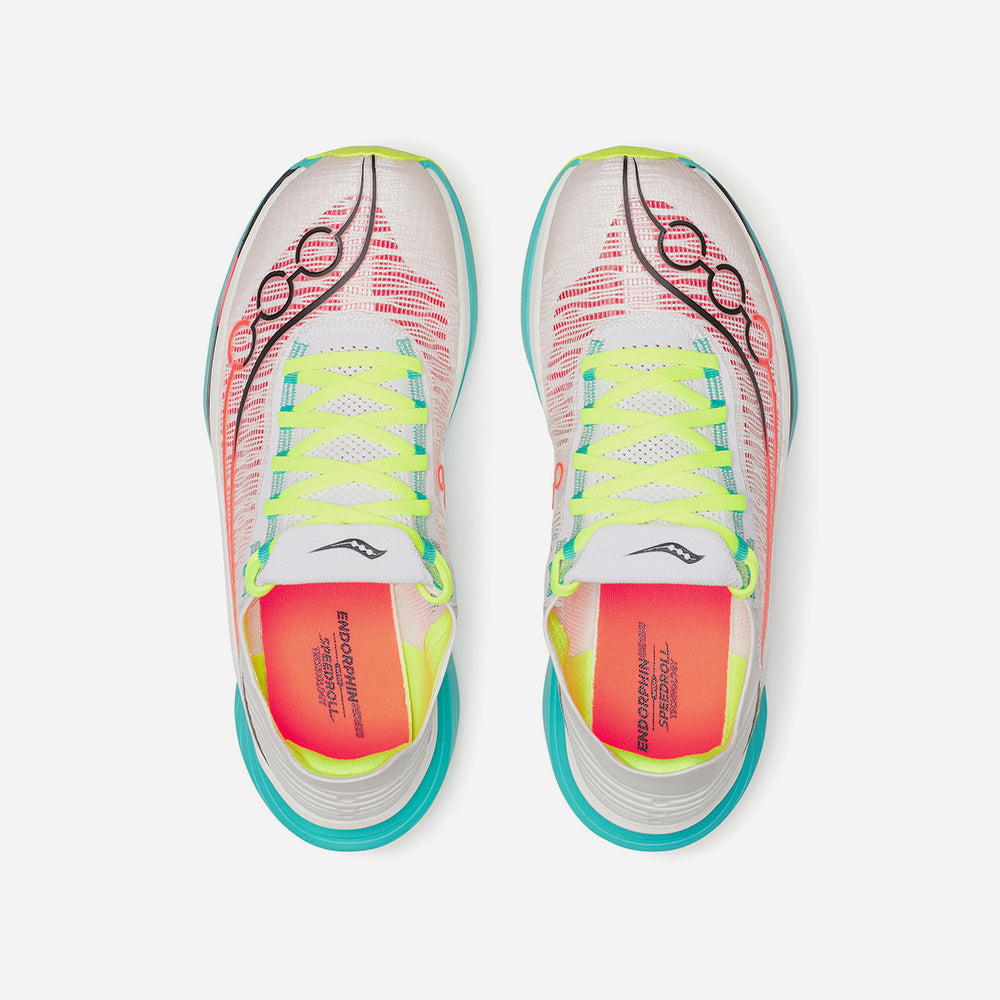 Giày Chạy Bộ Unisex Saucony Endorphin Elite 2 - Trắng - Supersports Vietnam