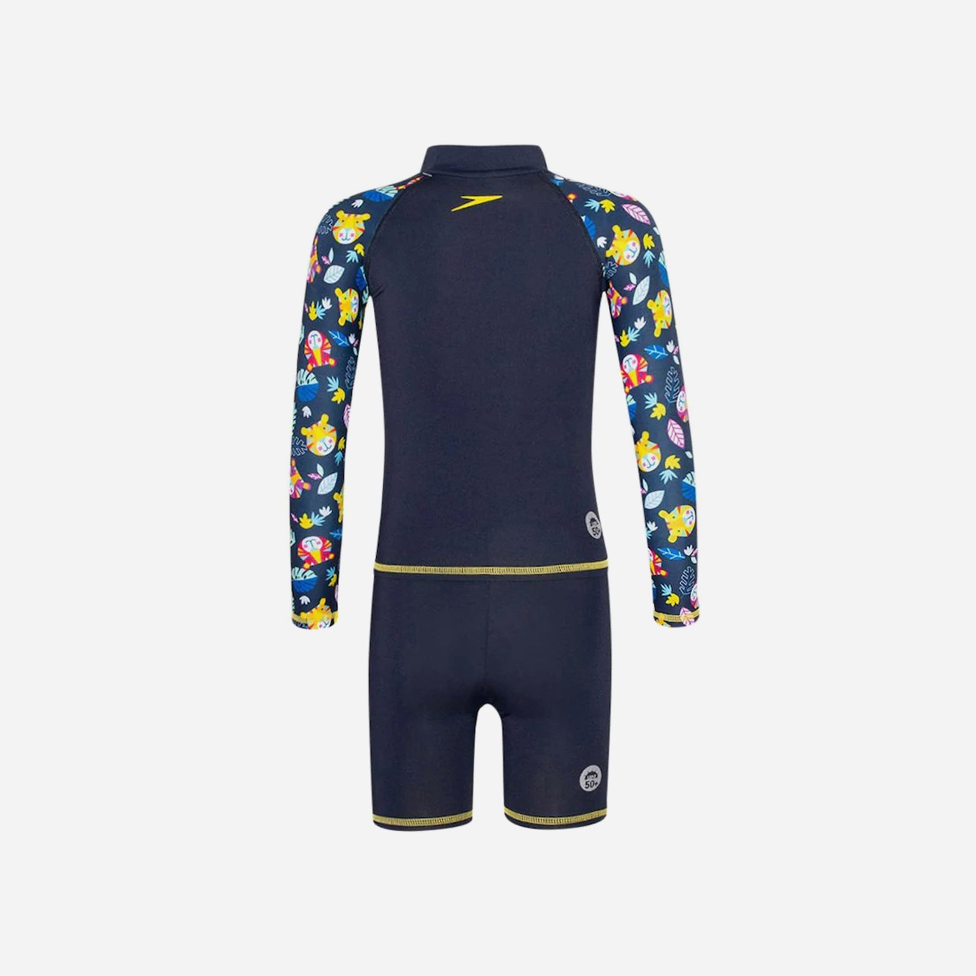 Bộ Đồ Bơi Chống Nắng Tay Dài Kèm Quần Bé Trai Speedo Performance - Xanh Navy - Supersports Vietnam