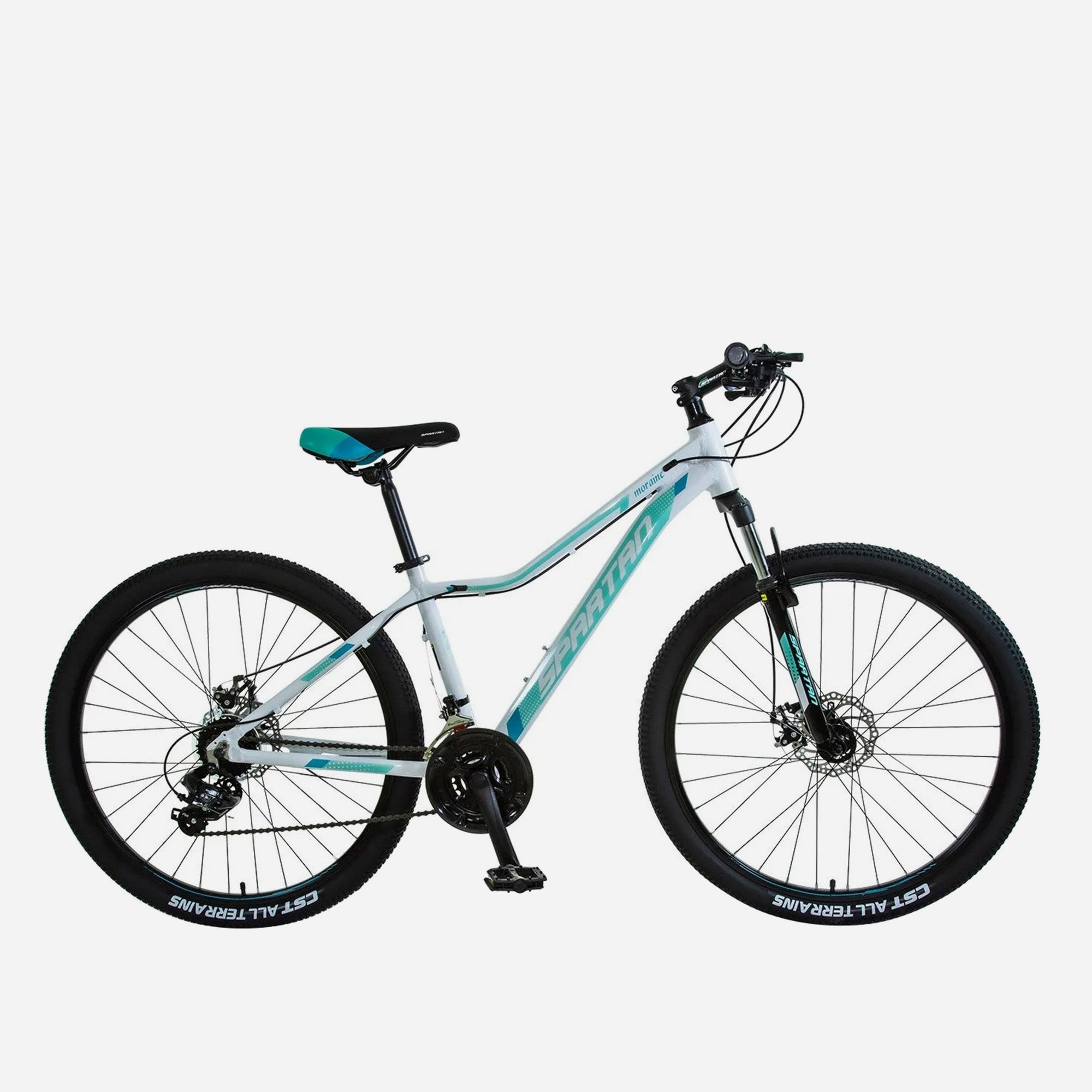 Xe Đạp Spartan Spartan 27.5" Moraine Mtb Alloy Bicycle White - Supersports Vietnam