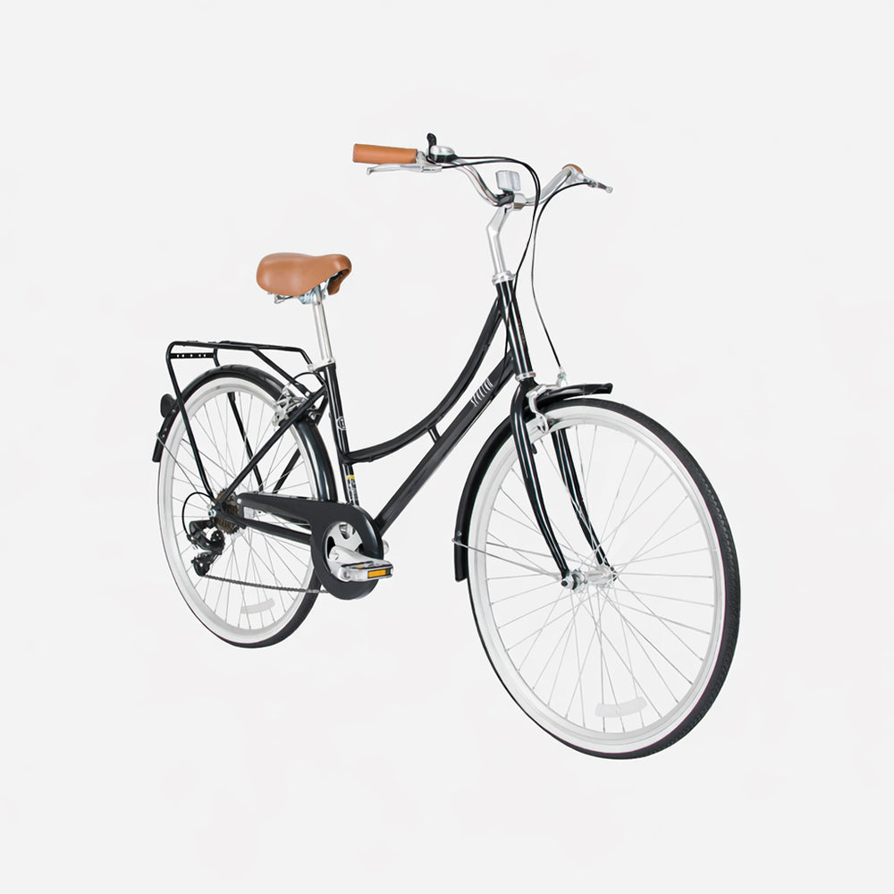 Xe Đạp Spartan Spartan 26" Platinum City Bicycle Black - Supersports Vietnam