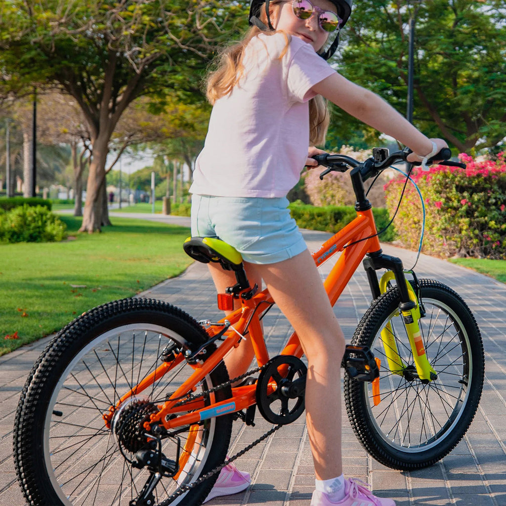 20 inch hot sale orange bike