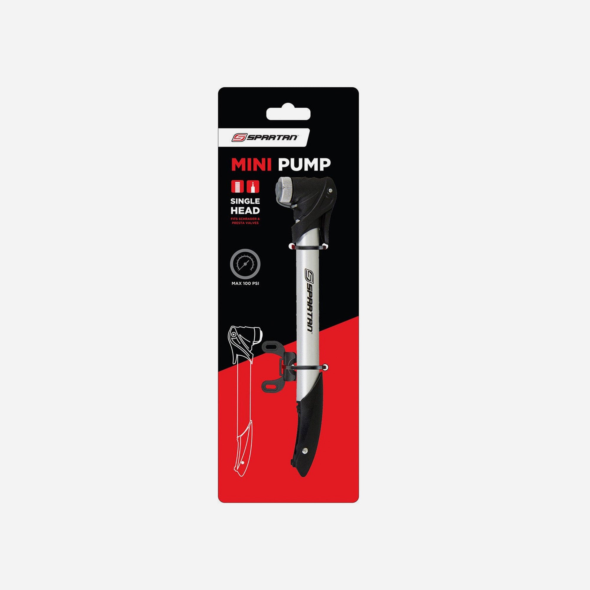 Bơm Bánh Xe Spartan Mini Pump - Xám - Supersports Vietnam