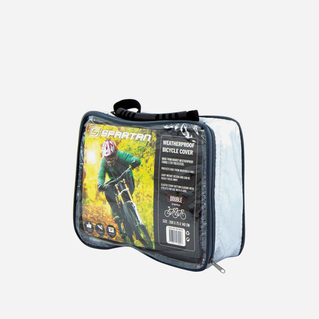 Miếng Bọc Bảo Vệ Spartan Waterproof Bicycle Cover - Double Bike - Đen - Supersports Vietnam