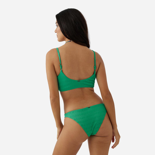 Women's O'Neill Saltwater Solids Textured Flamenco Swim Bottom - Green