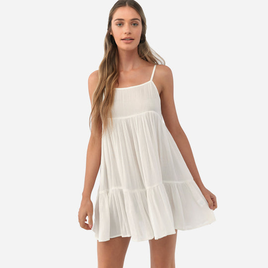 Women's O'Neill Saltwater Solids Rilee-Slate Dress - White