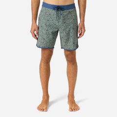 Men's O'Neill Og Print Scallop 18 Boardshort - Multicolor