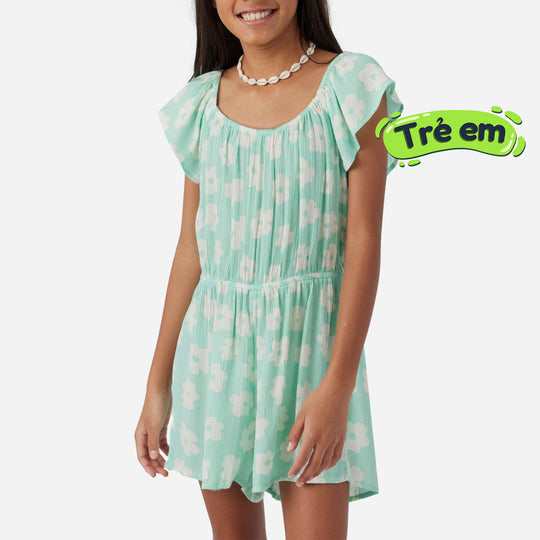 Girls' O'Neill Luz Romper-Ocean Dress - Green