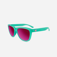 Knockaround Premiums Sport Running Glasses - Aquamarine/Fuchsia