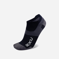 2XU Vector Ultralight No Show Socks - Black