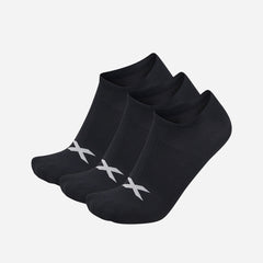 Vớ Thể Thao 2XU Invisible 3 Pack - Đen - Supersports Vietnam