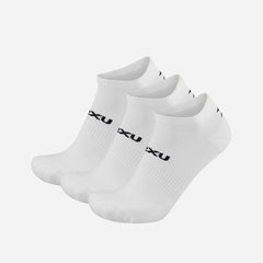 Vớ Thể Thao 2XU Ankle (3 Đôi) - Trắng - Supersports Vietnam