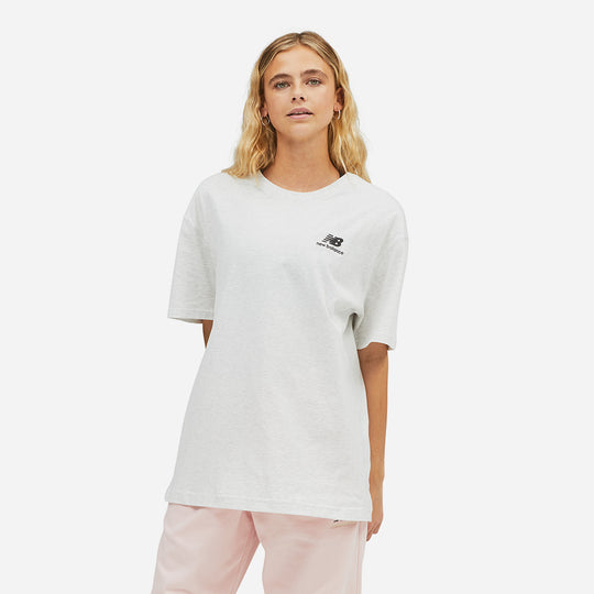 Women's New Balance Uni-Ssentials Cotton T-Shirt - White