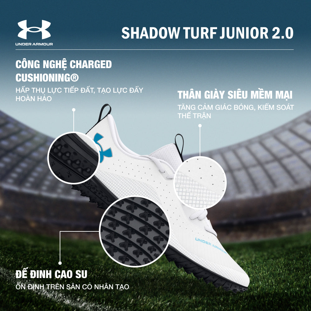 Giày Đá Bóng Trẻ Em Under Armour Shadow Turf Junior 2.0 (Dành Cho Sân Cỏ Nhân Tạo) - Supersports Vietnam