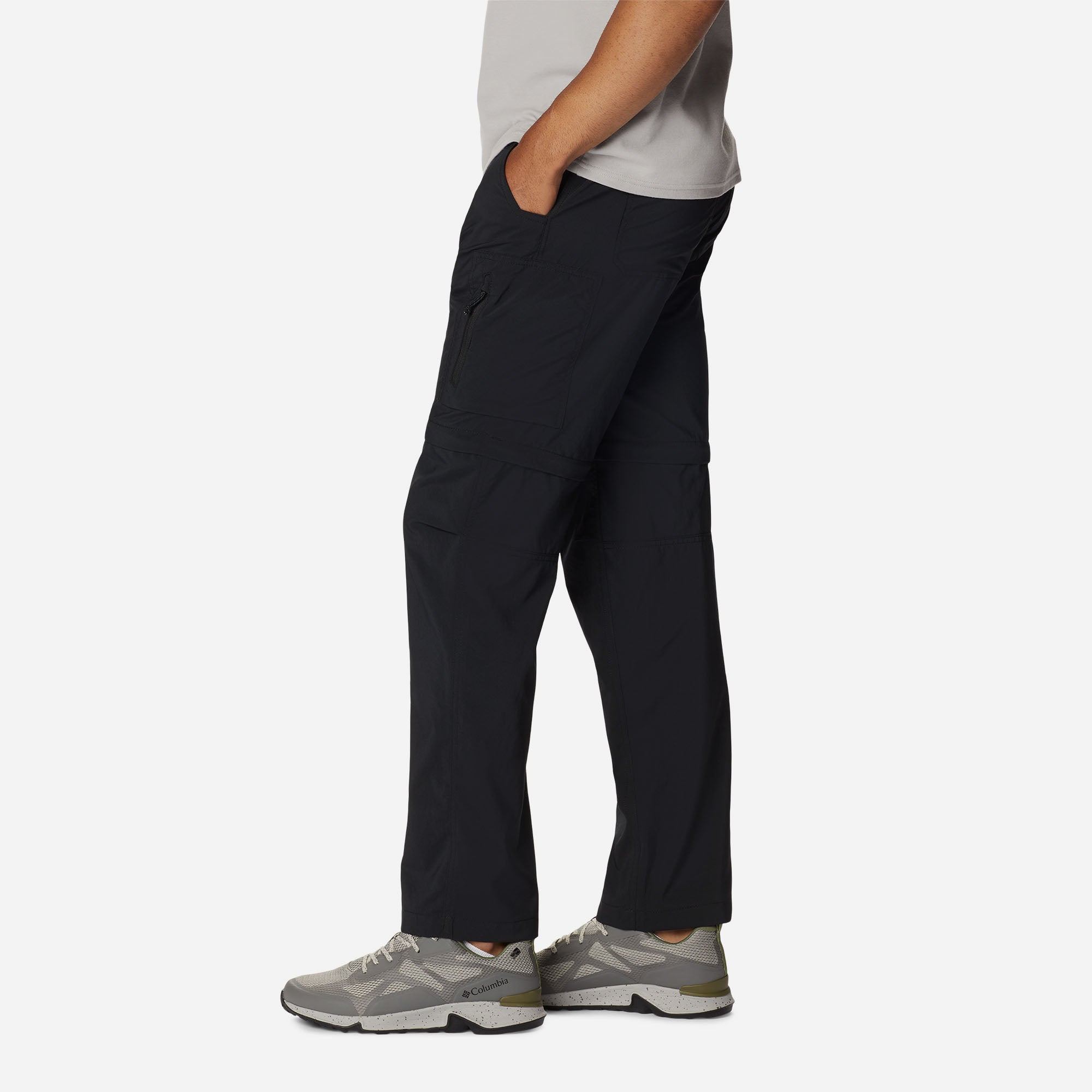 Quần Dài Chống Nắng Nam Columbia Silver Ridge™ Utility Convertible - Đen - Supersports Vietnam